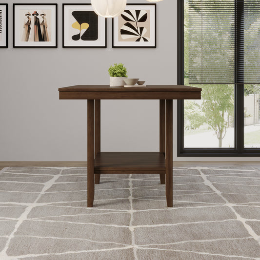 Ashley Decor| Home Design Dothan Counter Height Dining Table, Brown