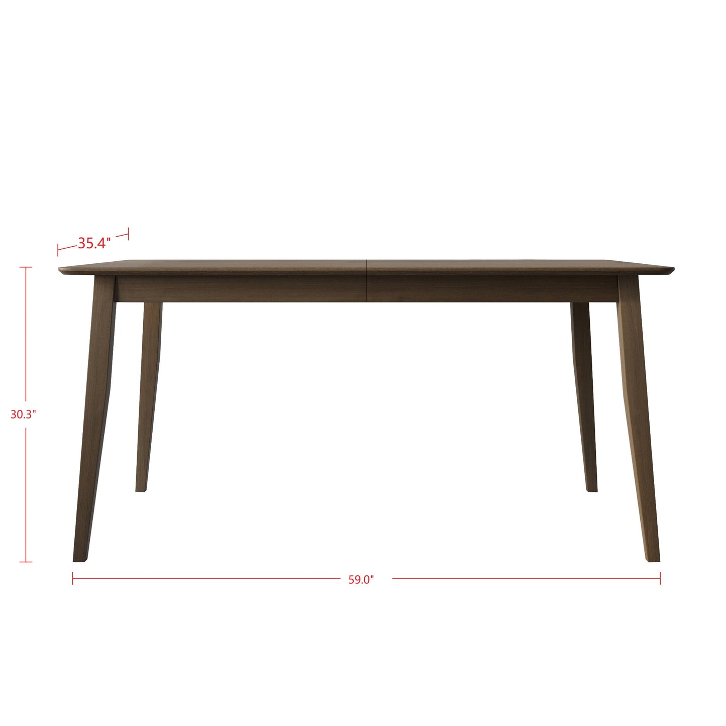 Ashley Decor| Home Design Easton Dining Set (Set of 6), Rectangular Table, Upholstered Chairs and Bench, Comfortable Gray Linen Upholstered Seat