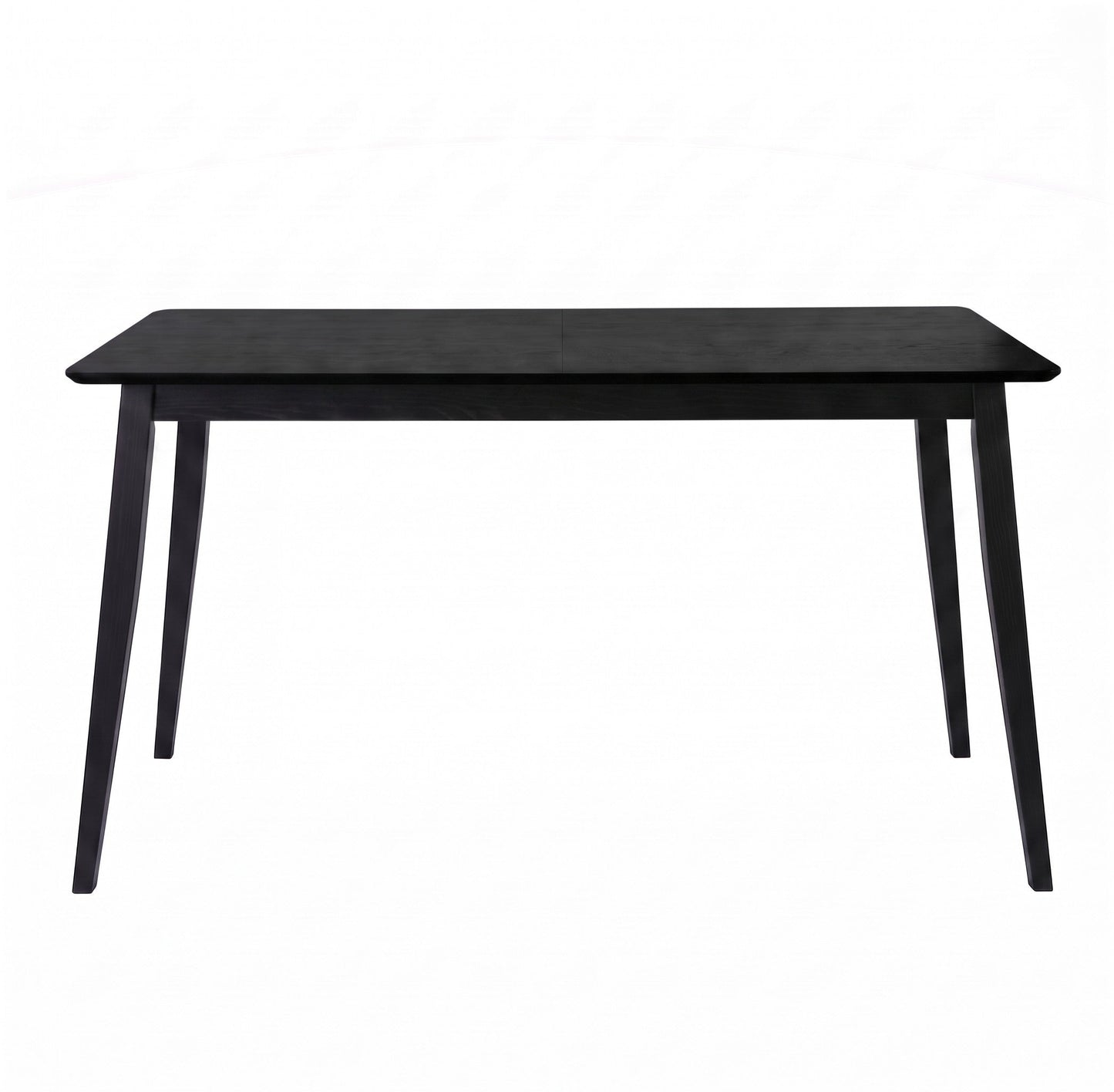 Ashley Decor| Home Design Easton Dining Table, Modern Rectangular Wood Table, Sturdy and Durable Construction, Black