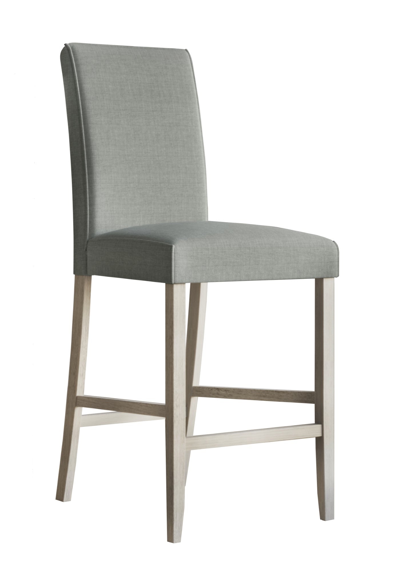 Ashley Decor| Macon Counter Height Dining Chair (Set of 4), Upholstered cushioned seat and back, Sturdy frame, Easy assembly, Gray/Antique Gray