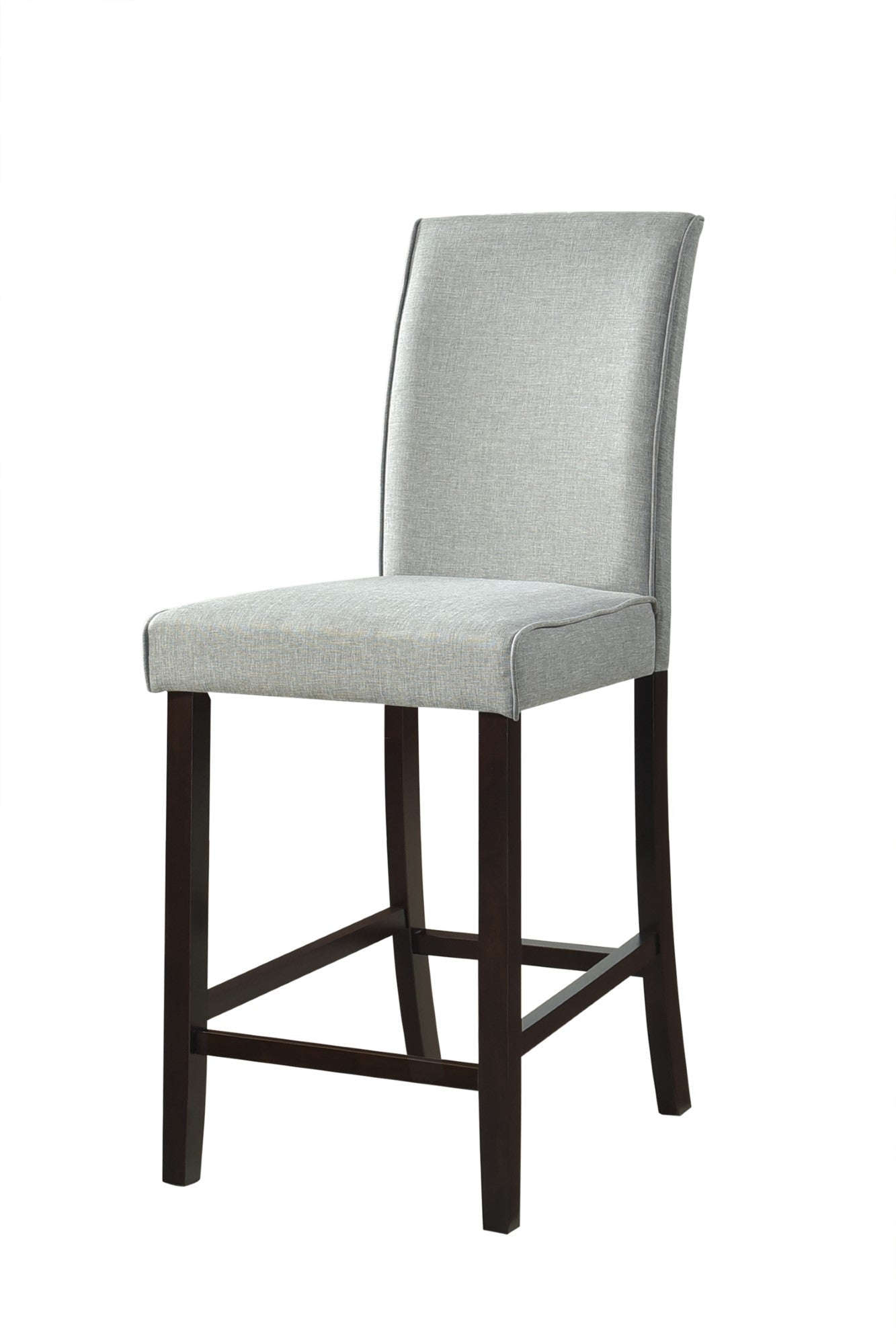 Ashley Decor| Macon Counter Height Dining Chair (Set of 4), Upholstered cushioned seat and back, Sturdy frame, Easy assembly, Gray/Antique Gray