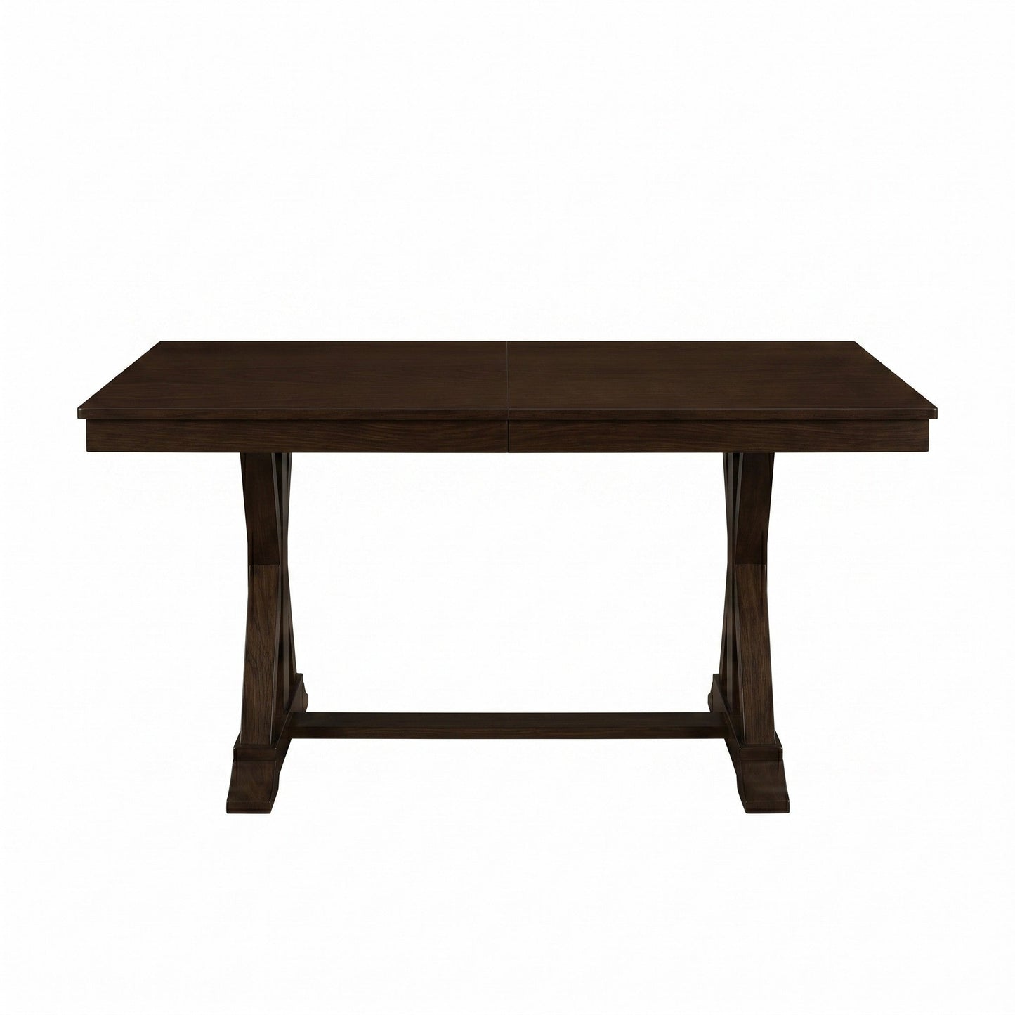 Ashley Decor| Home Design Talon Rectangular Dining Table with Trestle Base, Solid Wood Construction, Traditional Style
