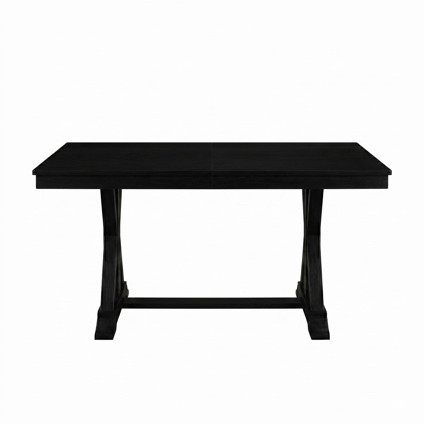 Ashley Decor| Home Design Talon Rectangular Dining Table with Trestle Base, Solid Wood Construction, Traditional Style