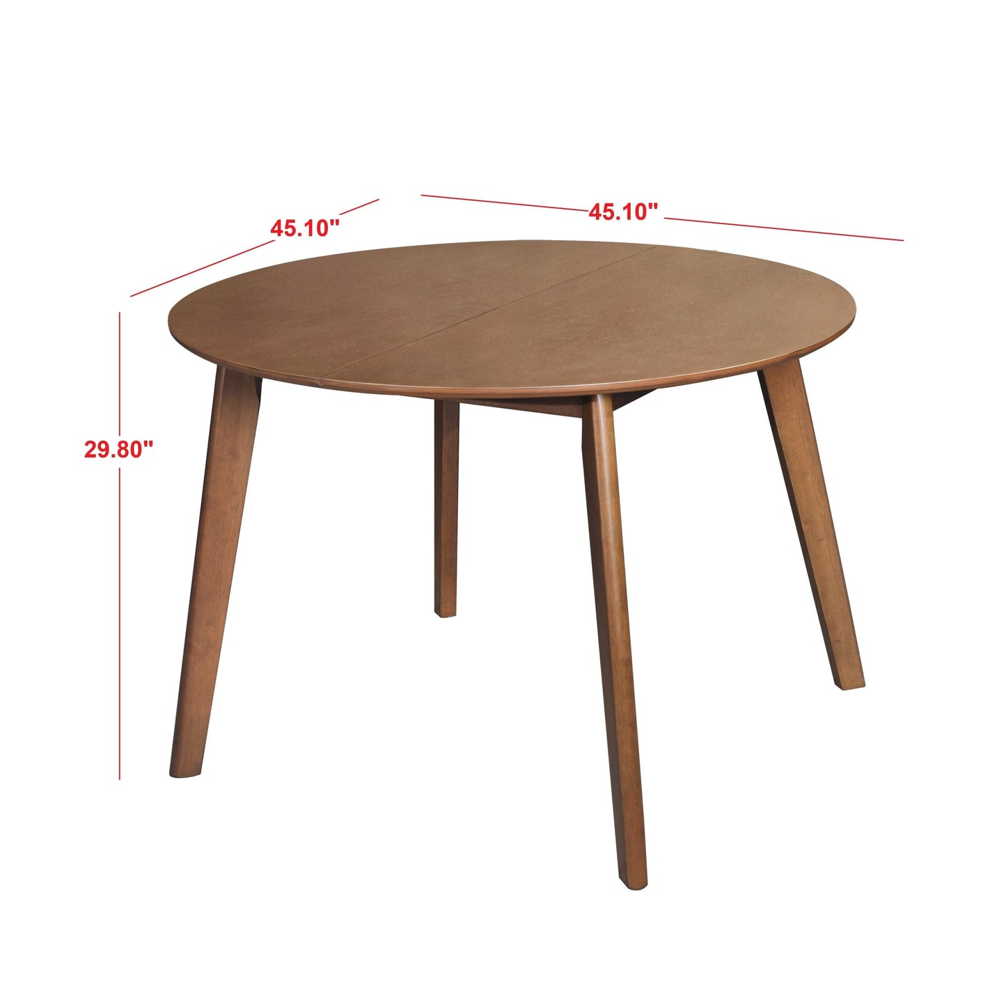Ashley Decor| Gaffney Dining Table, Brown, Round top with middle division, Natural woodgrain, Sturdy legs, Modern style, Space-saving, Durable, Elegant design