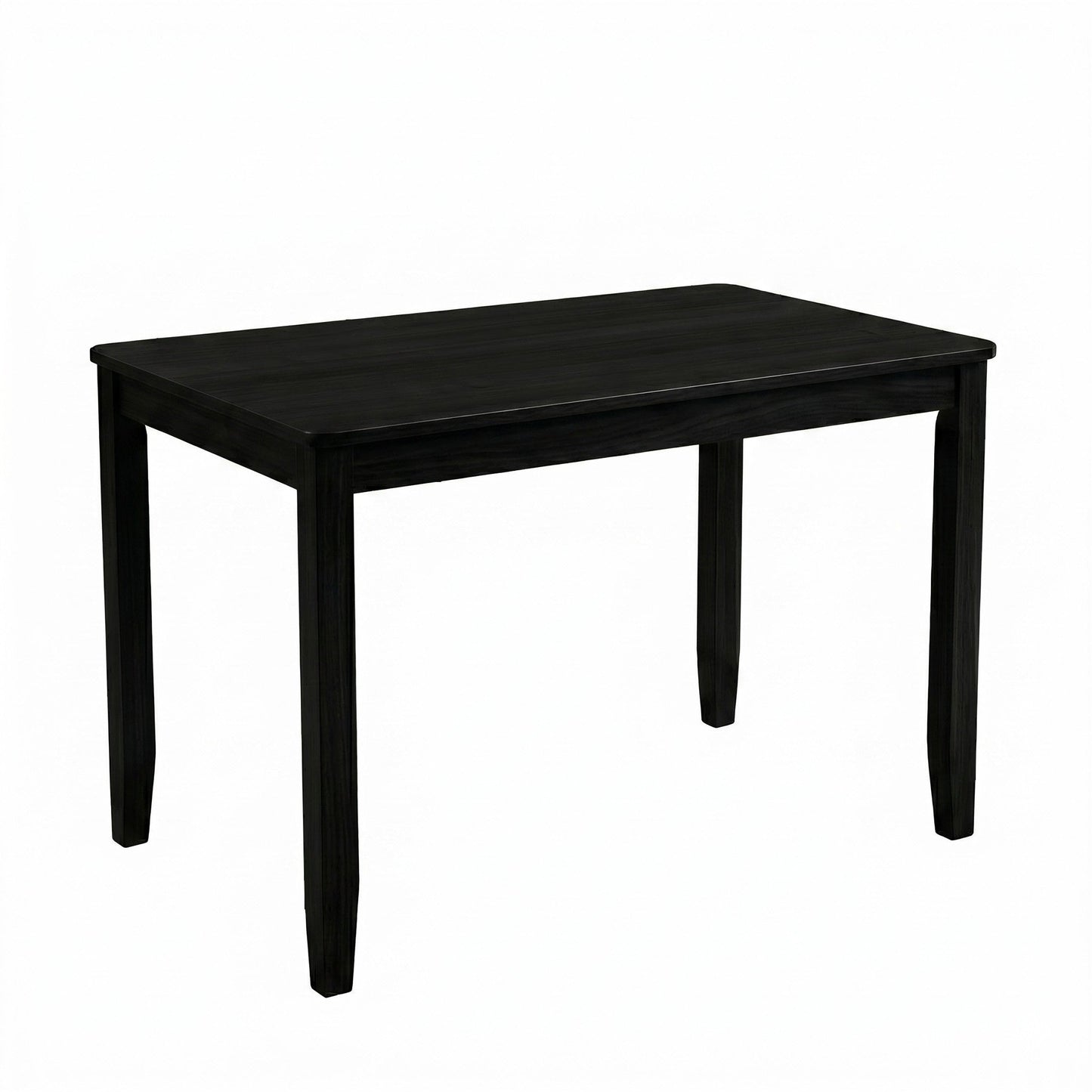 Ashley Decor| Home Design Nome Dining Table, Modern Rectangular Wood Dining Table, Black