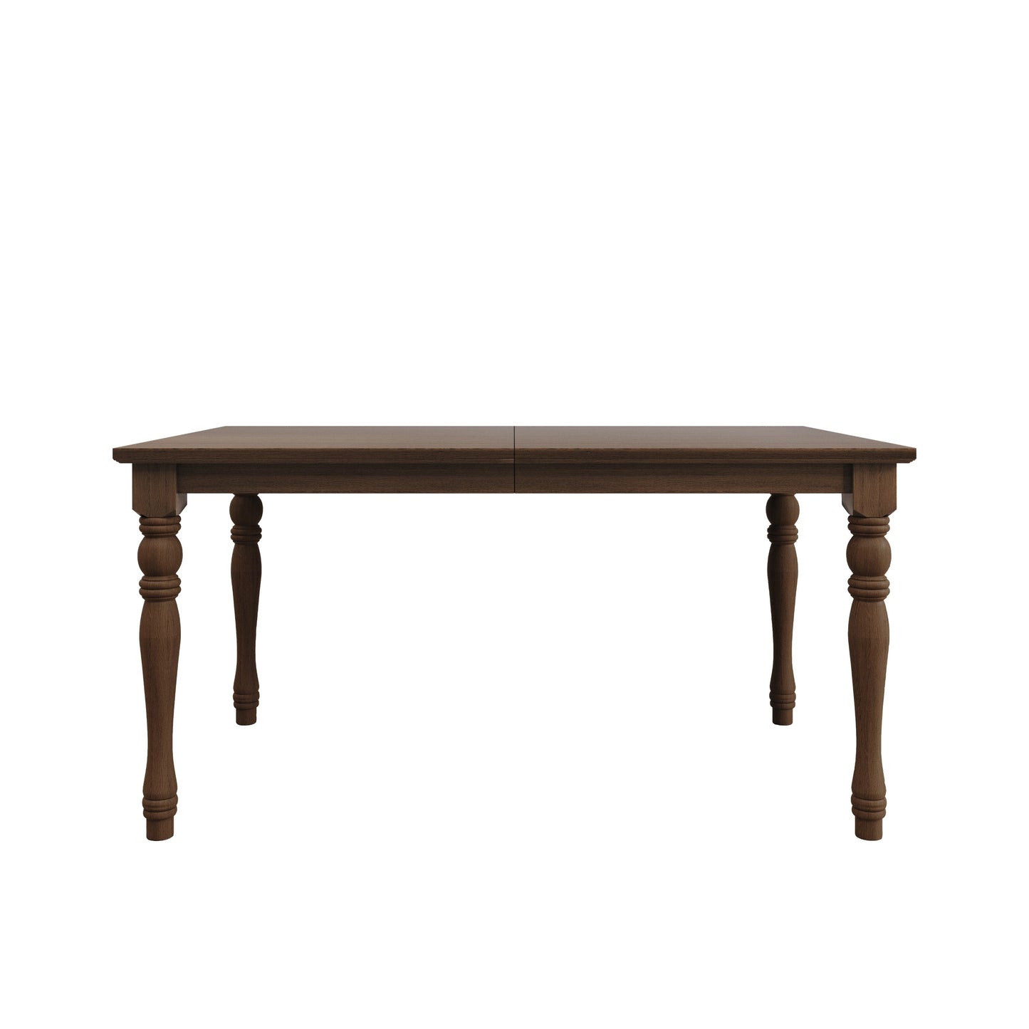 Ashley Decor| Mayfield Dining Table, Antique Gray, Rectangular top, Middle-divided design, Turned legs, Durable wood construction, Rustic-traditional style, Elegant and sturdy