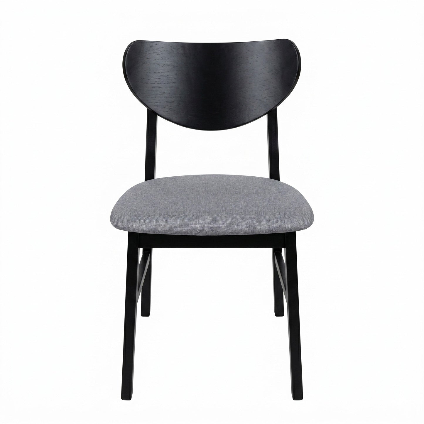 Ashley Decor| Home Design Easton Dining Set (Set of 6), Rectangular Table, Upholstered Chairs and Bench, Comfortable Gray Linen Upholstered Seat