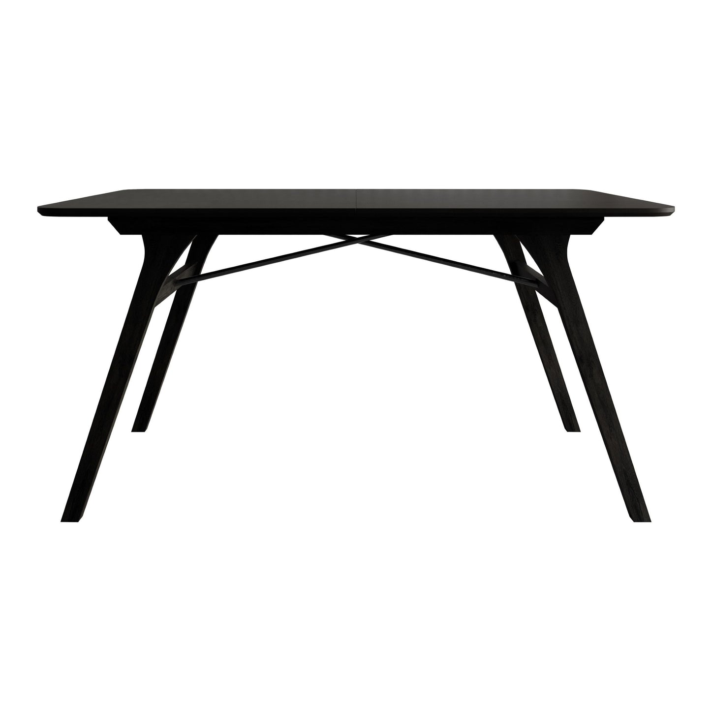 Ashley Decor| Home Design Mitchell Modern Rectangular Dining Table with Clean Lines, Angled Legs, and Cross-Support Construction